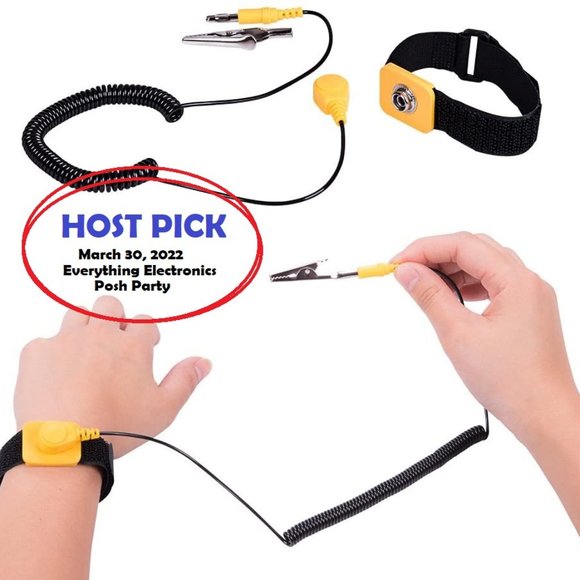 HOST PICK HP Anti Static Wrist Strap Band, ESD Strap Anti Shock treadmill - Picture 1 of 3